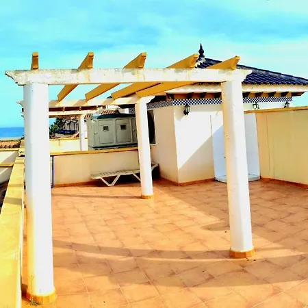 Atico Con Solarium Veramar 4 Dos En 1ª Linea De Playa Apartment